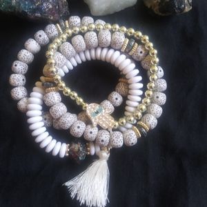 Set of 4 Bohemian Bracelets